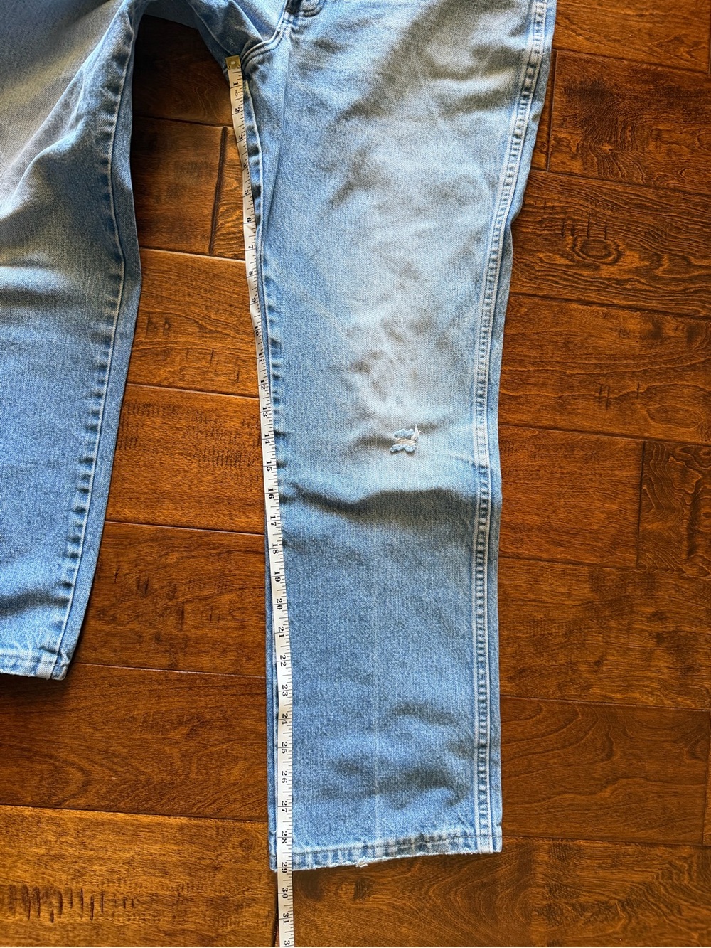 Wrangler Jeans Men's 35x32 (35x29) Slim Fit Cowboy Cut Distressed Work 936PWD - Picture 8 of 8